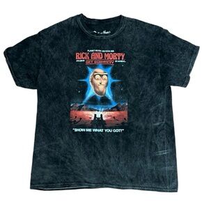 Rick & Morty Get Schwifty Graphic T-shirt Men Size L